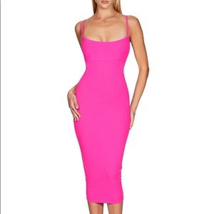 Nookie Bailey MIDI dress pink